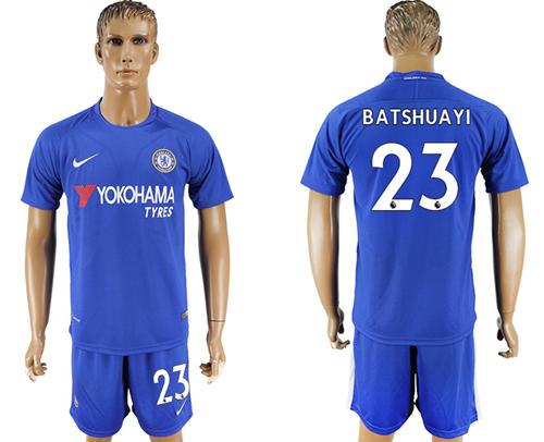 Chelsea #23 Batshuayi Home Soccer Club Jersey
